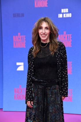Erica Huggins at the German premiere of DIE NACKTE KANONE in Berlin on 24 07 2025