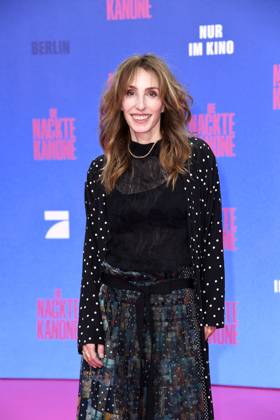 Erica Huggins at the German premiere of DIE NACKTE KANONE in Berlin on 24 07 2025