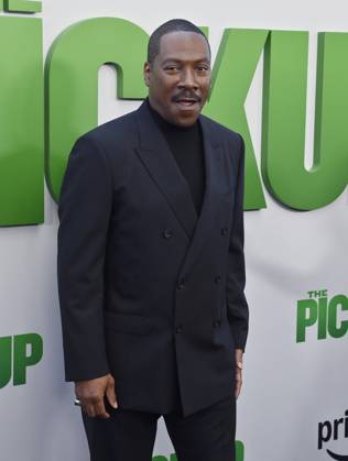 Cast member Eddie Murphy attends the premiere of the motion picture comedy The Pickup at Regal LA Live in Los Angeles on Sunday, July 27, 2025. Storyline: A routine cash pickup turns into a deadly pursuit when two mismatched armored truck drivers are ambushed by ruthless criminals with plans beyond the cash.  LAP2025072727 JIMxRUYMEN