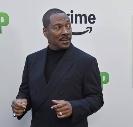 Cast member Eddie Murphy attends the premiere of the motion picture comedy The Pickup at Regal LA Live in Los Angeles on Sunday, July 27, 2025. Storyline: A routine cash pickup turns into a deadly pursuit when two mismatched armored truck drivers are ambushed by ruthless criminals with plans beyond the cash.  LAP2025072731 JIMxRUYMEN