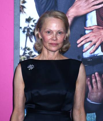 July 28, 2025, New York, Ny, United States: Pamela Anderson attends the US Premiere of The Naked Gun at SVA Theater in New York. July 28, 2025. New York United States - ZUMAp281 20250728_zea_p281_063 Copyright: xPhotoxImagexPressx