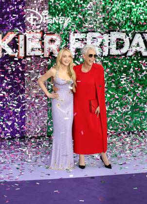 UK premiere of Freakier Friday Lindsay Lohan and Jamie Lee Curtis at the UK premiere of Freakier Friday, held at Odeon Luxe Leicester Square in London. London Odeon Luxe Leicester Square UK Copyright: xFredxDuvalx