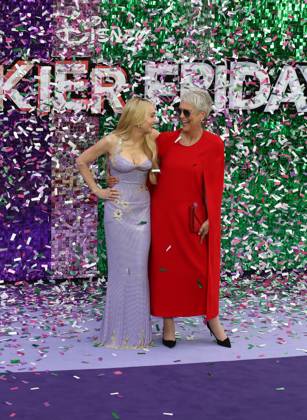 UK premiere of Freakier Friday Lindsay Lohan and Jamie Lee Curtis at the UK premiere of Freakier Friday, held at Odeon Luxe Leicester Square in London. London Odeon Luxe Leicester Square UK Copyright: xFredxDuvalx