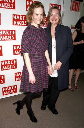 Sarah Paulson and her girlfriend Cherry Jones Opening night performance of Naked Angels world premiere of Next Fall at the Peter Jay Sharp Theater at Playwrights Horizons, New York City, United States Joseph Marzullo WENN.com 2443846.jpg