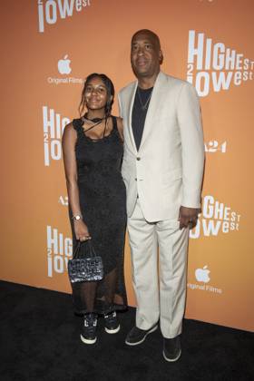 August 11, 2025, New York, United States: Wesley Williams (R) attends the Highest 2 Lowest New York Premiere at Brooklyn Academy of Music. New York United States - ZUMAs197 20250811_aaa_s197_196 Copyright: xRonxAdarx