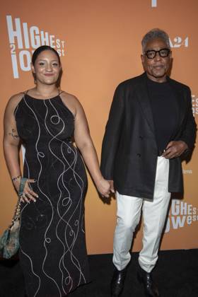 August 11, 2025, New York, United States: (L-R) Syrlucia Esposito and Giancarlo Esposito attend the Highest 2 Lowest New York Premiere at Brooklyn Academy of Music. New York United States - ZUMAs197 20250811_aaa_s197_218 Copyright: xRonxAdarx