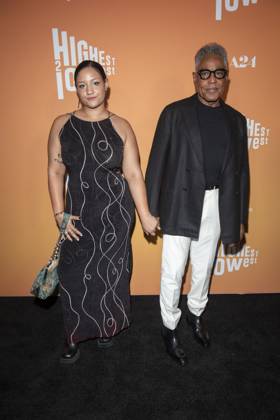 August 11, 2025, New York, United States: (L-R) Syrlucia Esposito and Giancarlo Esposito attend the Highest 2 Lowest New York Premiere at Brooklyn Academy of Music. New York United States - ZUMAs197 20250811_aaa_s197_219 Copyright: xRonxAdarx