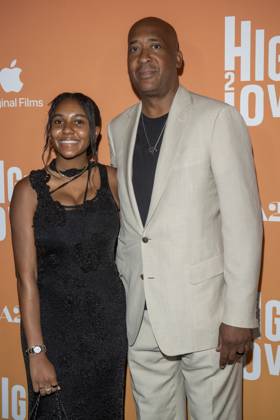 August 11, 2025, New York, United States: Wesley Williams (R) attends the Highest 2 Lowest New York Premiere at Brooklyn Academy of Music. New York United States - ZUMAs197 20250811_aaa_s197_221 Copyright: xRonxAdarx