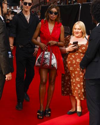 August 12, 2025, London, United Kingdom: Tolula Adeyemi attends the YUNGBLUD. Are You Ready, Boy? Premiere at the Vue in Leicester Square. London United Kingdom - ZUMAs197 20250812_aaa_s197_403 Copyright: xCatxMorleyx