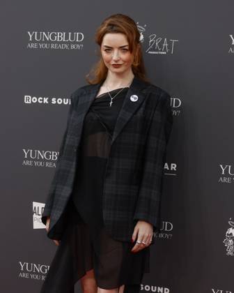 August 12, 2025, London, United Kingdom: Hannah Louise attends the YUNGBLUD. Are You Ready, Boy? Premiere at the Vue in Leicester Square. London United Kingdom - ZUMAs197 20250812_aaa_s197_419 Copyright: xCatxMorleyx