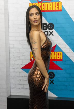 August 14, 2025, New York, Ny, United States: Sol Rodriguez attends the HBO Max Original Series of Peacemaker Season 2. Held at AMC Lincoln Square in New York. Zuma Press. August 13, 2025. New York United States - ZUMAp281 20250814_zea_p281_102 Copyright: xPhotoxImagexPressx