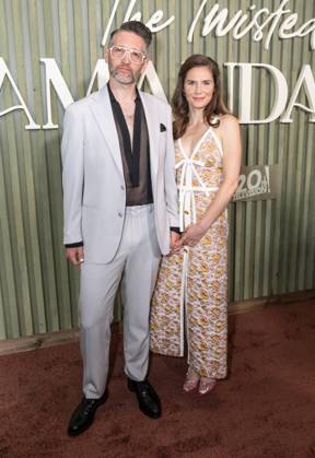 August 19, 2025, Bronx, New York, USA: Chris Robinson and Amanda Knox wearing dress by Giambattista Valli attend premiere by HULU of The twisted tail of Amanda Knox at Historical Society in New York, NY on August 19, 2025 Bronx USA - ZUMAr339 20250819_znp_r339_031 Copyright: xLevxRadinx