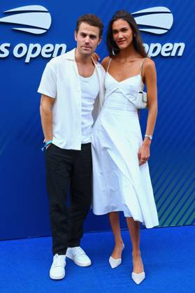 Celebs at the US Open 2025 - Arrival Paul Wesley and Natalie Kuckenburg arrive at the US Open, USTA Billie Jean King National Tennis Center in New York on August 25, 2025. Photo by Charles Guerin ABACAPRESS.COM New York City NY United Arab Emirates  Copyright: xGuerinxCharles ABACAx