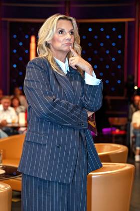 MDR Riverboat presenter Kim Fisher on the occasion of the recording of the MDR talk show Riverboat on 29 08 2025 at Mediacity Leipzig 20250829ADO0006