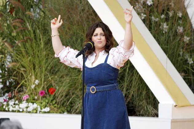 Ronja Forcher in the ARD TV show Immer wieder sonntags at Europa Park Rust, 31 08 2025 Foto:xAgenturxWehnertx xGränzdörferx xFuturexImagex sonntags3108_5808