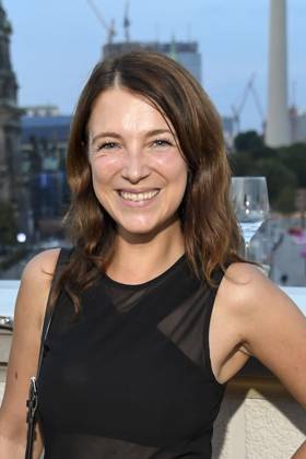 abb Iris Mareike Steen Actress as guest at the opening reception of the UFA Film Nights 2025 on the roof terrace of the Bertelsmann Representative Office on 27 August 2025 in Berlin Berlin Germany
