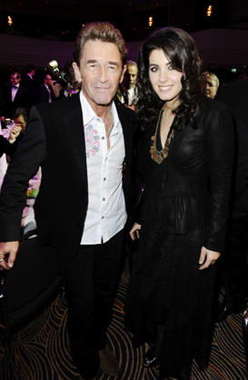 DEUTSCHER NACHHALTIGKEITSPREIS IN DUESSELDORF Peter Maffay and Katie Melua at Deutscher Nachhaltigkeitspreis award at Maritim Hotel , Duesseldorf, Germany WENN 3594764