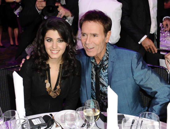 DEUTSCHER NACHHALTIGKEITSPREIS IN DUESSELDORF Katie Melua and Sir Cliff Richard at Deutscher Nachhaltigkeitspreis award at Maritim Hotel , Duesseldorf, Germany WENN 3594766