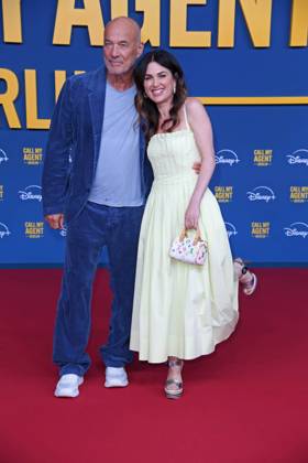 Heiner Lauterbach with his wife Viktoria Lauterbach at the German premiere of the Disney Original series CALL MY AGENT BERLIN at the Colosseum cinema in Berlin on 08 09 2025