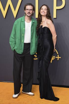 Dan Stevens and Lilly James at the premiere of the Disney film Swiped at Curzon Mayfair London, 11 09 2025 Foto:xS.xVasx xFuturexImagex swiped_5964