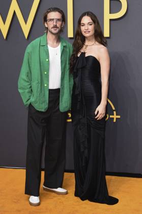 Dan Stevens and Lilly James at the premiere of the Disney film Swiped at Curzon Mayfair London, 11 09 2025 Foto:xS.xVasx xFuturexImagex swiped_5965