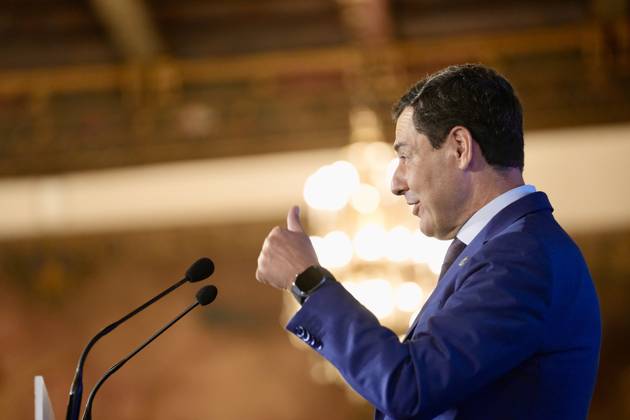RECORD DATE NOT STATED The president of the Junta de Andalucia, Juanma Moreno, during his speech at the VII Foro Andalucia Investors Day of El Confidencial On September 23, 2025, in Seville Andalucia, Spain The Andalusian Budget for the year 2026 will include a new package of tax rebates from which thousands of Andalusian citizens can benefit, such as a 30 percent deduction on veterinary expenses, with a limit of up to 100 euros, during the first year for families acquiring a pet. The estimated impact of this measure amounts to 12 million a year, which will be translated, in practice, in more saving capacity for all those Andalusians who share their life with a pet This has been announced by the president of the Junta de Andalucia, Juanma Moreno, during his spee  6975254