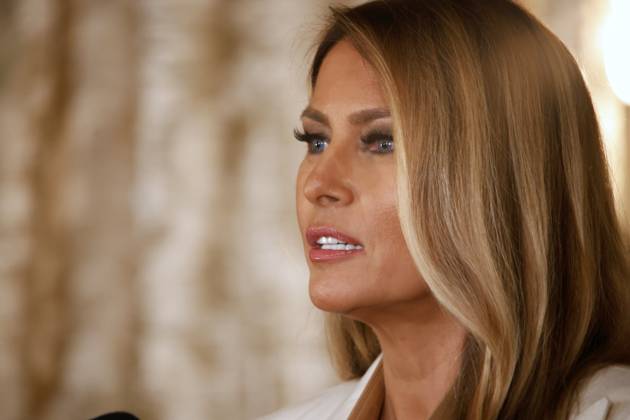 First Lady Melania Trump speaks during an event tittle Forms Fostering the Future Together: A Global Coalition First Lady of the United States Melania Trump speaks during an event titled Ways to Foster the Future Together: A Global Coalition at the Plaza Hotel in Manhattan, United States, on September 23, 2025. The event takes place in parallel with the United Nations General Assembly in New York, United States, on September 23, 2025. NEW YORK United States Copyright: xDeccioxSerranox originalFilename: serrano-notitle250923_npvRa