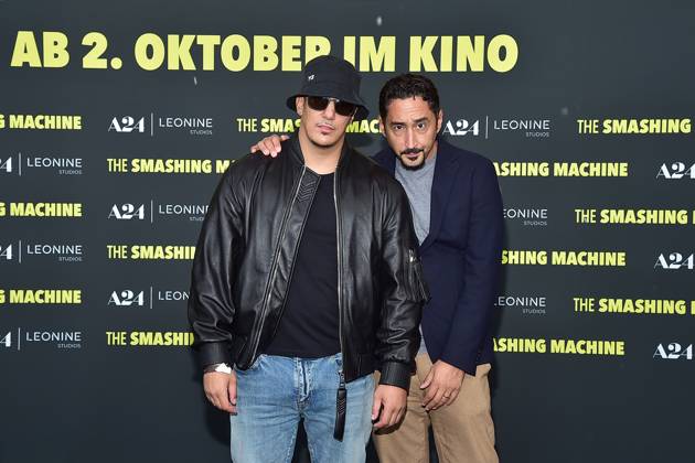German premiere of THE SMASHING MACHINE German premiere of THE SMASHING MACHINE Arrival at the German premiere of THE SMASHING MACHINE Farid Bang and Eko Fresh in Berlin on, 22 09 2025 Photopress Mueller