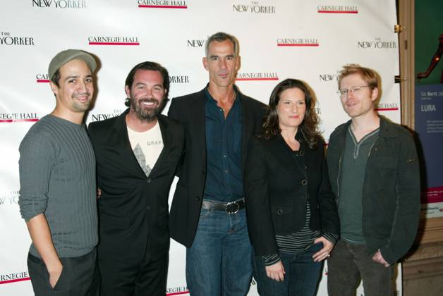 Lin-Manuel Miranda, Duncan Sheik, Jerry Mitchell, Ana Gasteyer, Anthony Rapp Revival: Broadway s Next Act, Panel Discussion held at Carnegie Hall s Zankel Hall-Outside Arrivals, New York City, New York, United States Joseph Marzullo WENN 5195606.jpg