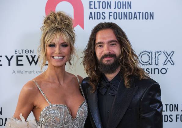 Elton John Aids Foundation Oscar Party - Arrivals March 27, 2022, West Hollywood, California, USA: Heidi Klum and Tom Kaulitz at the 30th Annual Elton John AIDS Foundation Academy Viewing Party on Sunday March 27, 2022 at The City of West Hollywood Park in West Hollywood, California. DOUGLAS CUELLAR PI Copyright: xDOUGLASxCUELLARx