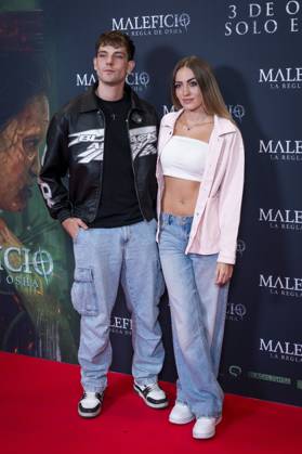 Maleficio premiere, Madrid, Spain - 01 Oct 2025 Nacho de Borbon and Nayade Loospitao attend to Maleficio premiere at Cines Verdi on 01 October, 2025 in Madrid, Spain. (Credit: Miguel Escavias Alfa Images) Madrid Cines Verdi Madrid Spain Copyright: x x2025xMiguelxEscavias AlfaxImagesx