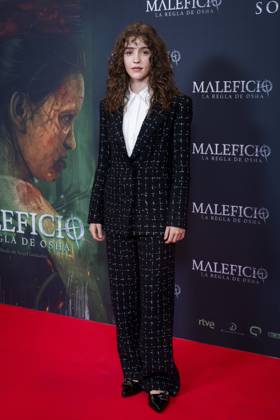 Maleficio premiere, Madrid, Spain - 01 Oct 2025 Zoe Bonafonte attends to Maleficio premiere at Cines Verdi on 01 October, 2025 in Madrid, Spain. (Credit: Miguel Escavias Alfa Images) Madrid Cines Verdi Madrid Spain Copyright: x x2025xMiguelxEscavias AlfaxImagesx