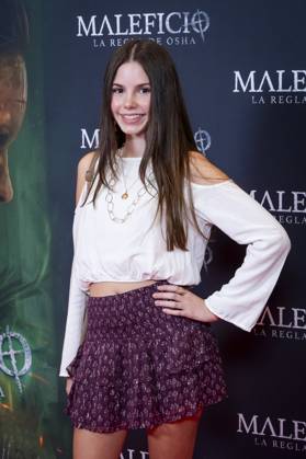 Maleficio premiere, Madrid, Spain - 01 Oct 2025 Nora Soler attends to Maleficio premiere at Cines Verdi on 01 October, 2025 in Madrid, Spain. (Credit: Miguel Escavias Alfa Images) Madrid Cines Verdi Madrid Spain Copyright: x x2025xMiguelxEscavias AlfaxImagesx