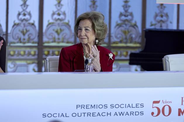 October 8, 2025, Madrid, Madrid, SPAIN: QUEEN SOFêA attends MAPFRE Foundation awards Madrid SPAIN - ZUMAc260 20251008_zep_c260_006 Copyright: xMikexChicorrox