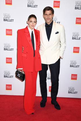 NEW YORK, NY- OCTOBER 8: Olivia Palermo and Johannes Huebl at New York City Ballet™s 2025 Fall Fashion Gala at the David H. Koch Theater at Lincoln Center Plaza on October 8, 2025 in New York City. Copyright: xMediaPunchx