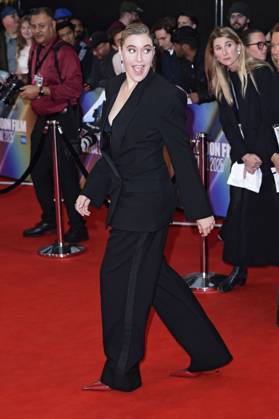 Greta Gerwig at the premiere of the feature film Jay Kelly at the 69 BFI London Film Festival 2025 at the Royal Festival Hall London, 10 10 2025 Foto:xS.xVasx xFuturexImagex kelly_5154