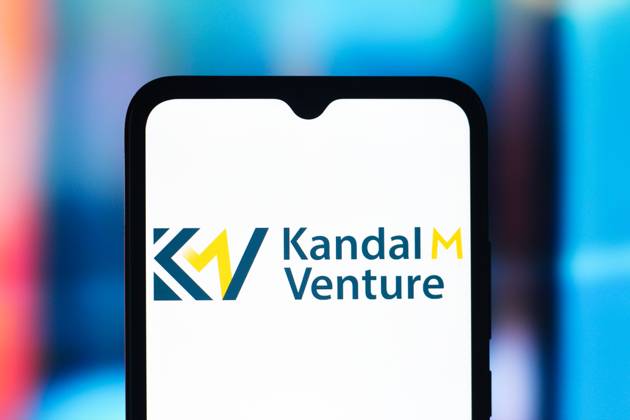 Digital Companies in Canada - 13 Oct 2025 In this photo illustration, the Kandal M Venture Limited (Kandal MV) logo is seen displayed on a smartphone screen. Canada Copyright: xThomasxFullerx xSOPAxImagesx TFSPI_13102025-1582