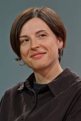 15 10 2025, Frankfurt am Main, DEU, Frankfurt Book Fair Dorothee Elminger, winner of the German Book Prize in an interview with ARD