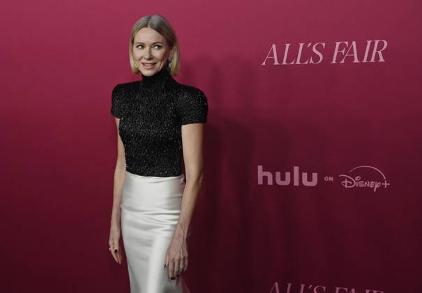 Cast member Naomi Watts attends the world premiere of the Hulu original TV Series All s Fair at the DGA Theater in Los Angeles on Thursday, October 16, 2025. Storyline: Follows a successful divorce lawyer and the owner of an all-female law firm in Los Angeles.  LAP2025101650 JIMxRUYMEN