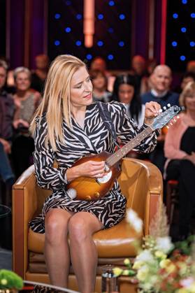 MDR Riverboat singer Stefanie Hertel on the occasion of the recording of the MDR talk show Riverboat on 24 10 2025 at Mediacity Leipzig 20251024SFL0036