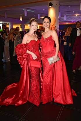Iryna Thater and Natalia Yegorova at the 30 Leipzig Opera Ball 2025 at the Leipzig Opera Leipzig, 25 10 2025 Foto:xM.xWehnertx xFuturexImagex opernball_5131