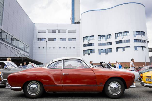 Gloss past Times 70 Ghia come to 70 Ghia Birthday to Osnabrück Karmann Ghia before the the Current VW Site 13 07 2025, Osnabrück Osnabrück Lower Saxony Germany Copyright: xSwaantjexHehmannx