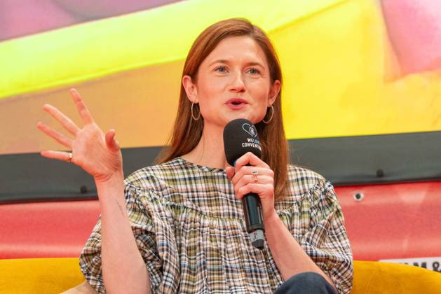 Deutscher Film und Comic Con 2024, Dortmund, Deutschland 07.12.2024: Bonnie Wright (*1991, britische Schauspielerin, Filmemacherin, Ginny Weasley DORTMUND, Deutschland. 7. Dezember 2024. Bonnie Wright (*1991, britische Schauspielerin und Filmemacherin, Ginny Weasley in den Harry Potter-Filmen) auf der Bühne im Deutschen Film und Comic Con (License=RM) Copyright: xZoonar.com MarkusxWissmannx 24206603