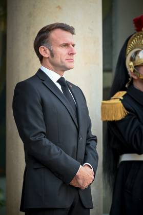 French president Emmanuel Macron welcomes Mahmoud Abbas at Elysee Palace 450581 2025 11 11 Copyright: xBarbaraxNeymanx xStarfacex STAR_450581_026