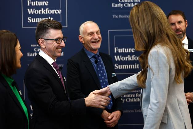 The Princess of Wales Attends The Future Workforce Summit 18 11 2025. London, UK. The Princess of Wales will during the Future Workforce Summit, hosted by The Royal Foundation Business Taskforce for Early Childhood at Salesforce Tower, London., Credit:Pete Maclaine Avalon United Kingdom, England, London Copyright: xPetexMaclainex xAvalonx 1053114576