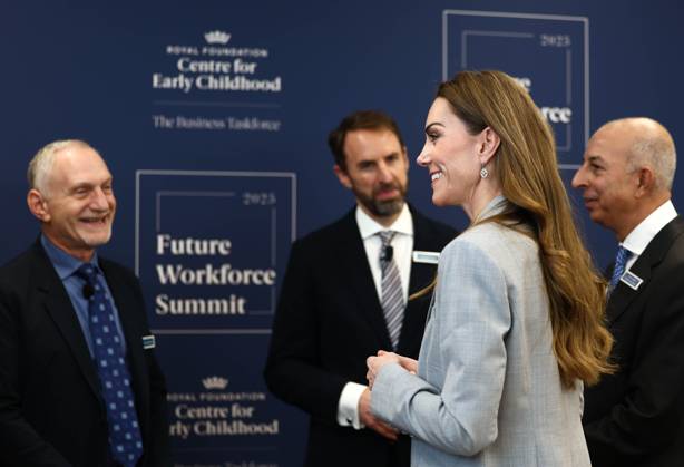 The Princess of Wales Attends The Future Workforce Summit 18 11 2025. London, UK. The Princess of Wales will during the Future Workforce Summit, hosted by The Royal Foundation Business Taskforce for Early Childhood at Salesforce Tower, London., Credit:Pete Maclaine Avalon United Kingdom, England, London Copyright: xPetexMaclainex xAvalonx 1053114585