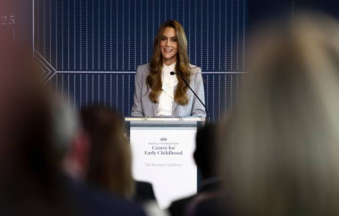 The Princess of Wales Attends The Future Workforce Summit 18 11 2025. London, UK. The Princess of Wales will during the Future Workforce Summit, hosted by The Royal Foundation Business Taskforce for Early Childhood at Salesforce Tower, London., Credit:Pete Maclaine Avalon United Kingdom, England, London Copyright: xPetexMaclainex xAvalonx 1053114614