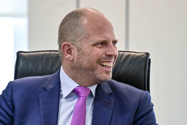 Minister of Defence and Foreign Trade Theo Francken pictured during the signing of a protocol agreement on Defence, between representatives of the four federal states and the Defense Minister, on Wednesday 26 November 2025 in Brussels. DIRKxWAEM 144398147