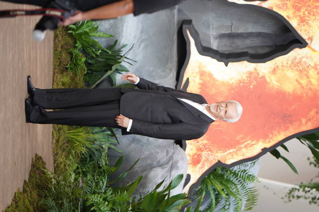 SANYA, CHINA - DECEMBER 08: Director James Cameron attends the China premiere of film Avatar: Fire and Ash on December 8, 2025 in Sanya, Hainan Province of China.  Copyright: xVCGx 111608409342