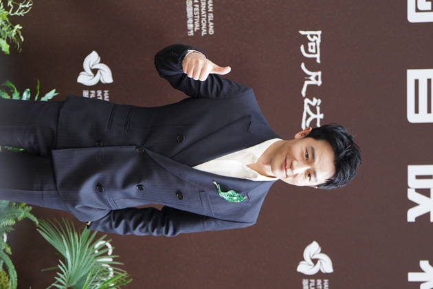 SANYA, CHINA - DECEMBER 08: Actor Huang Xuan attends the China premiere of film Avatar: Fire and Ash on December 8, 2025 in Sanya, Hainan Province of China.  Copyright: xVCGx 111608409570